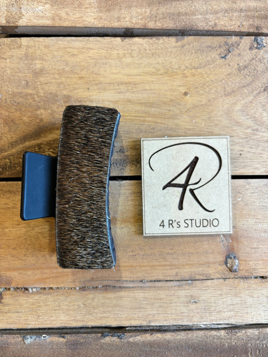 Large Hair Clips - Cowhide