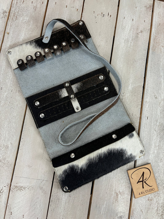 4R's Large Cowhide Jewelry Travel Keeper