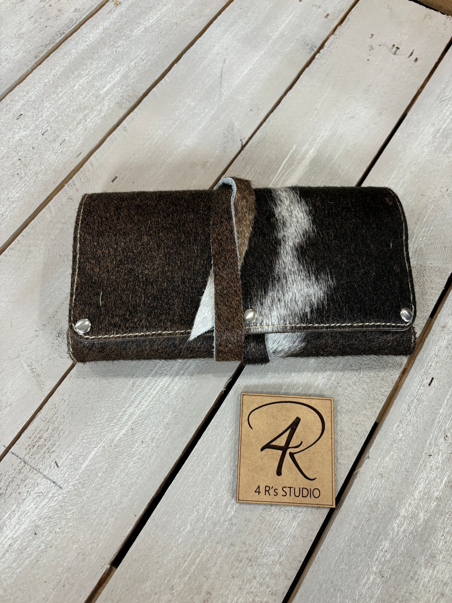 4R's Large Cowhide Jewelry Travel Keeper
