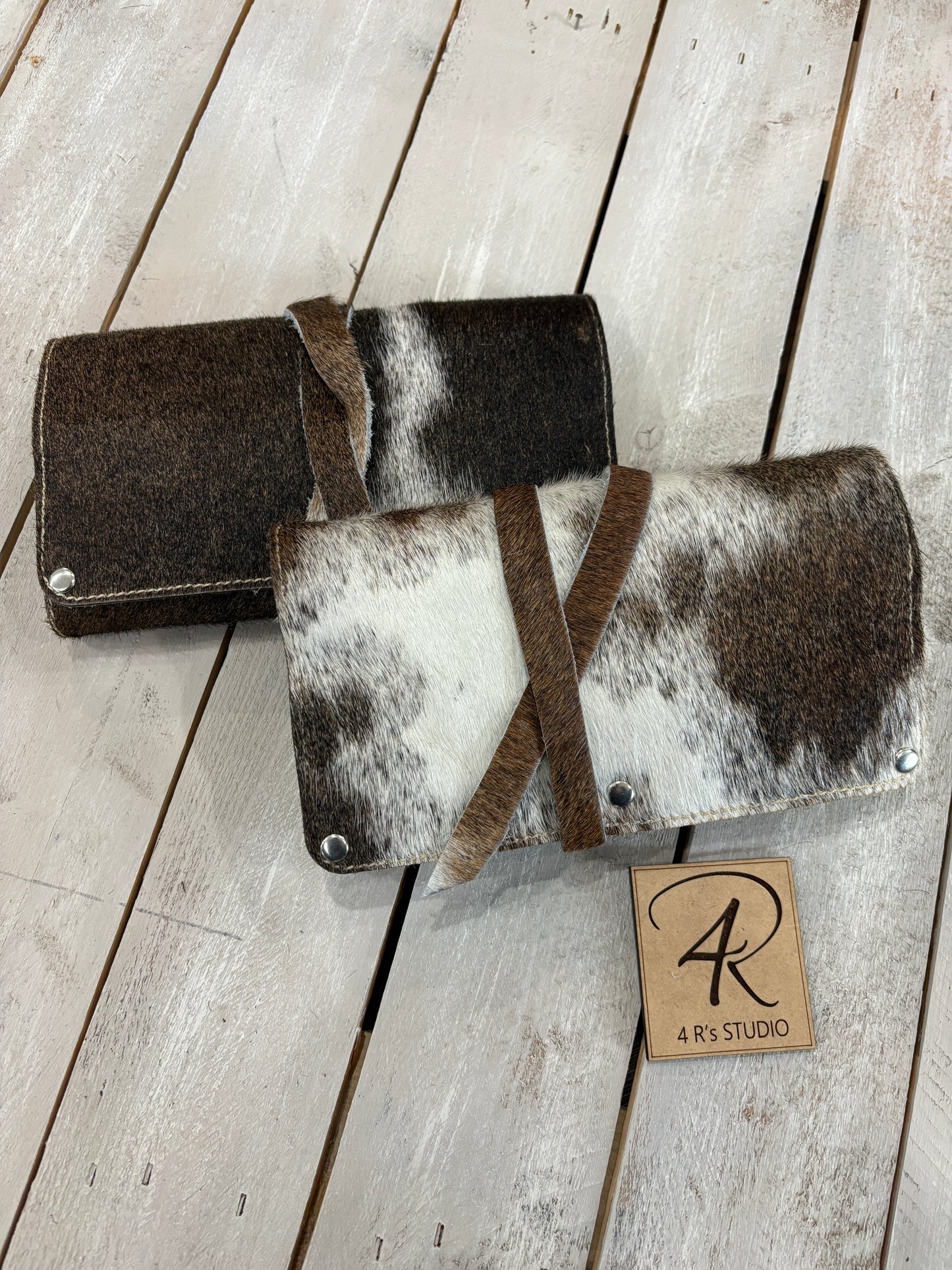 4R's Large Cowhide Jewelry Travel Keeper