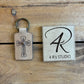Leather cross Keychains