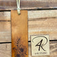 Leather Bookmarks - Flowers