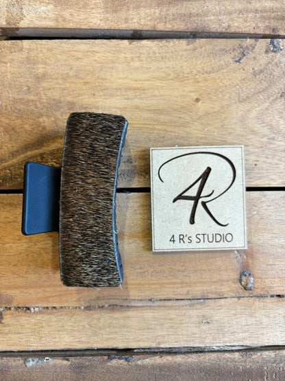 Large Hair Clips - Cowhide