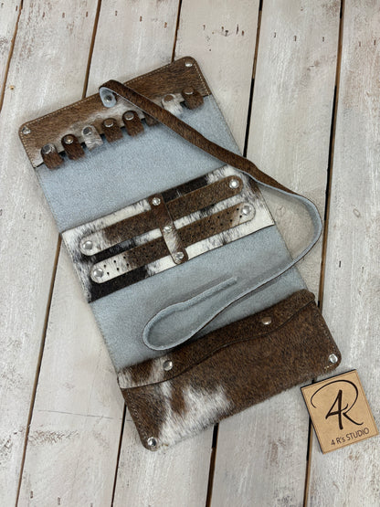 4R's Large Cowhide Jewelry Travel Keeper