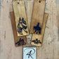 Leather Bookmarks - Horses