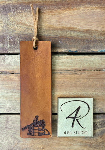 Leather Bookmarks - Horses