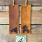 Leather Bookmarks - Bikes