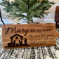 Wood Sign - Mary Did You Know?