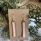Earrings - Straight Leather