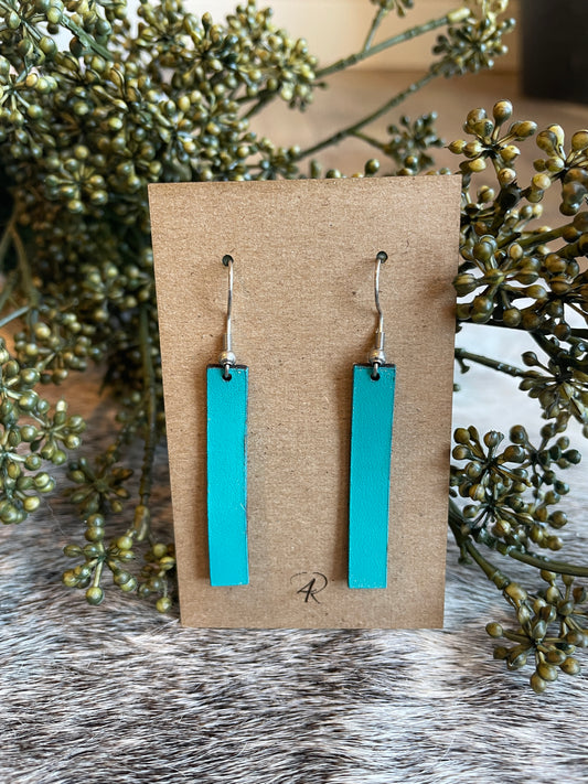 Earrings - Straight Leather