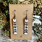 Earrings - Straight Aztec Leather earrings