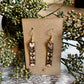 Earrings - Straight Aztec Leather earrings