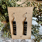 Earrings - Straight Aztec Leather earrings
