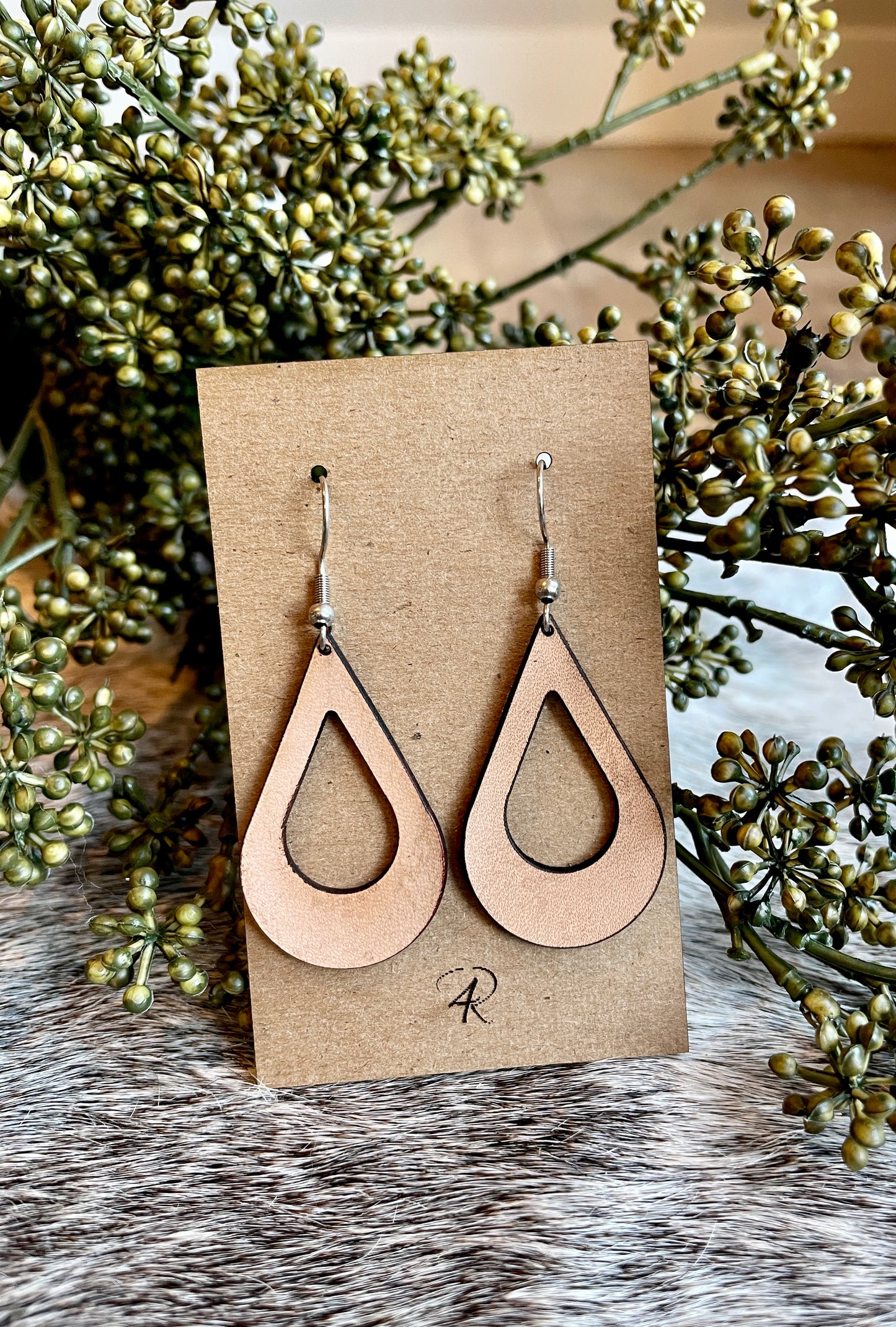 Earrings - Open Tear Drop