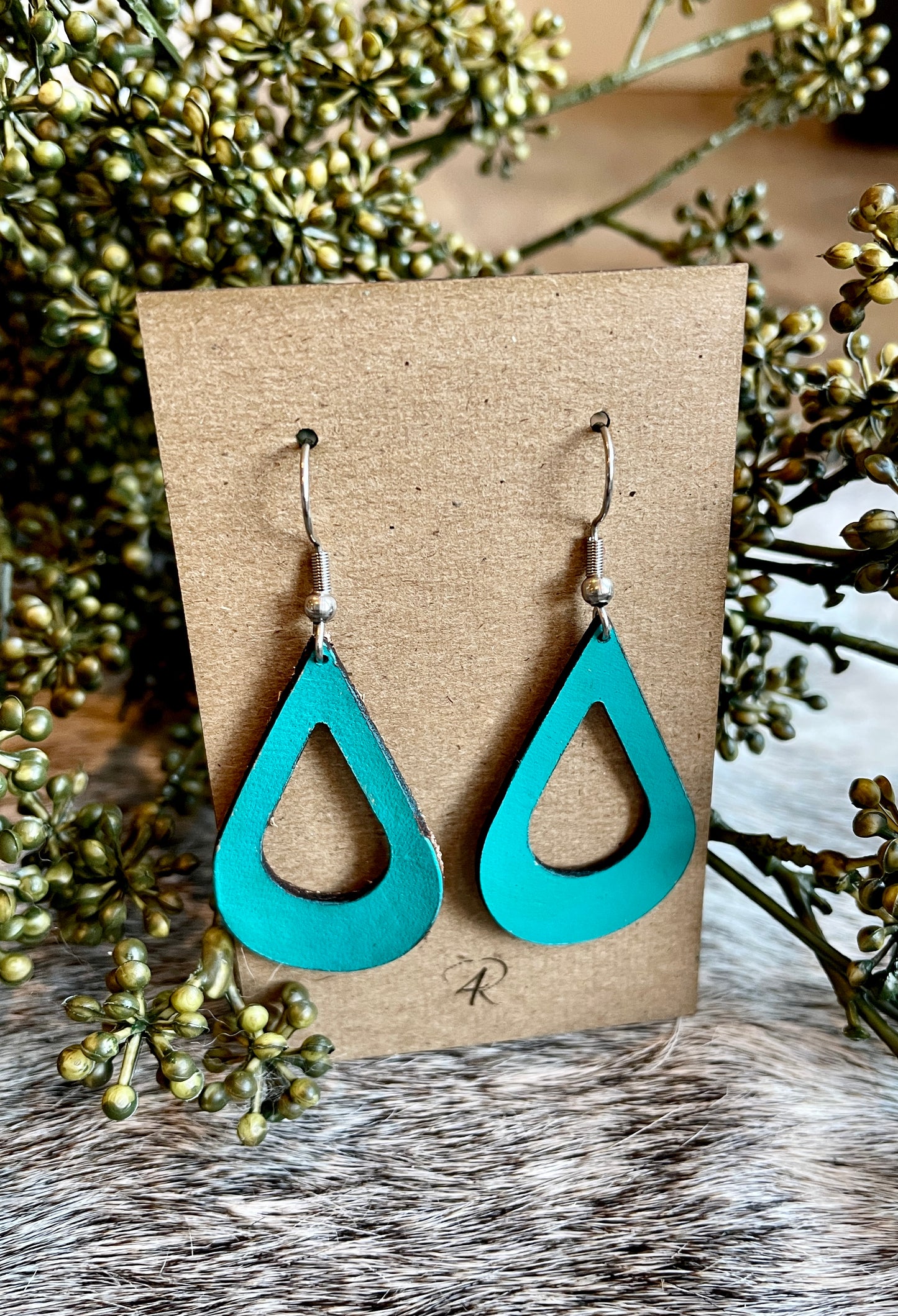 Earrings - Open Tear Drop