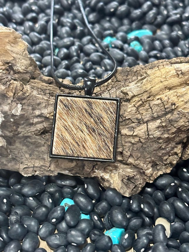 4R's Cowhide Necklace