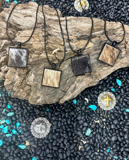 4R's Cowhide Necklace
