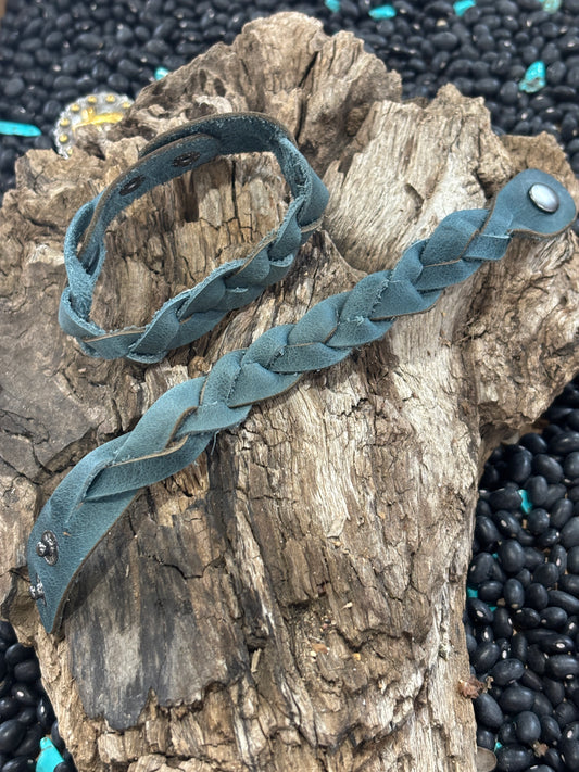 4R's Teal Braided Bracelet