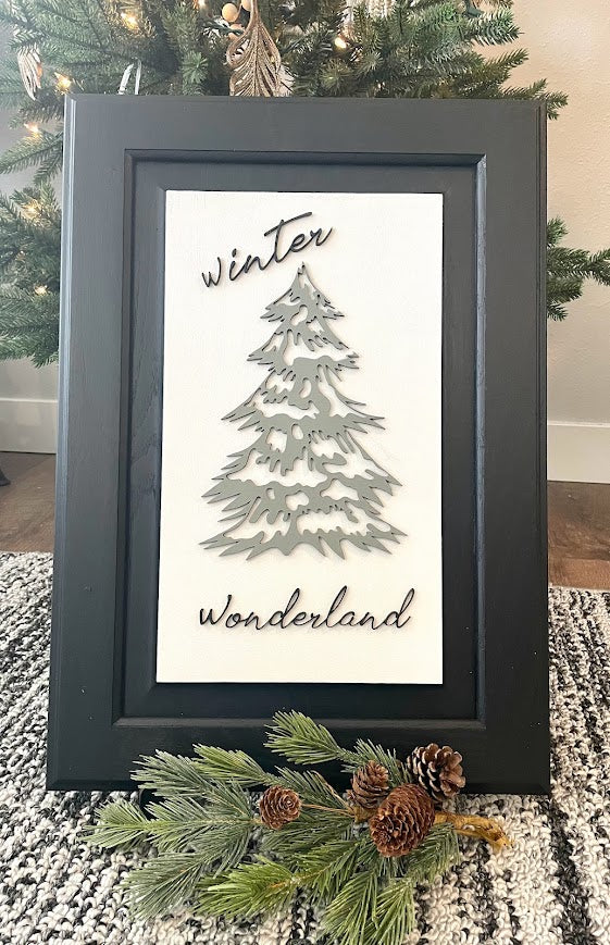 Wood Sign -Winter Wonderland