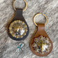 Leather Concho Keychains