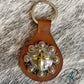 Leather Concho Keychains