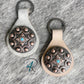 Antique Copper Concho Keychains