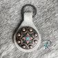Antique Copper Concho Keychains